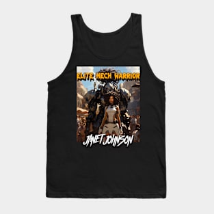 Janet Johnson : Elite Mech Warrior Tank Top